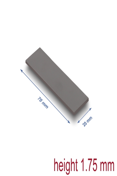 Pad thermique Delock 70 x 20 1,75 mm pour modules M.2 3,2 W/mK - Faible teneur en huile