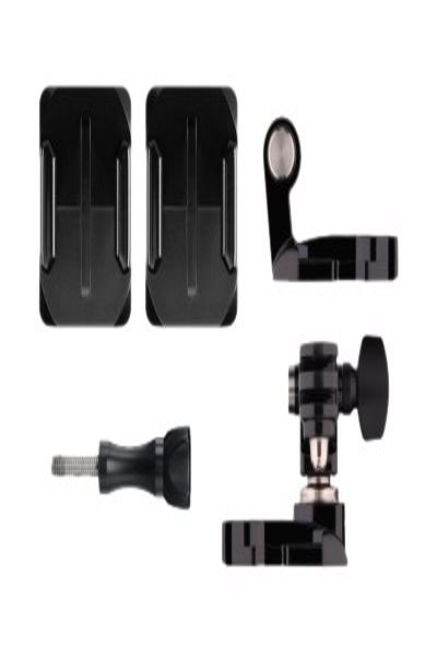 GoPro Hjälm Fram + Sidofäste - Kamerafäste - Svart - AHFSM-001