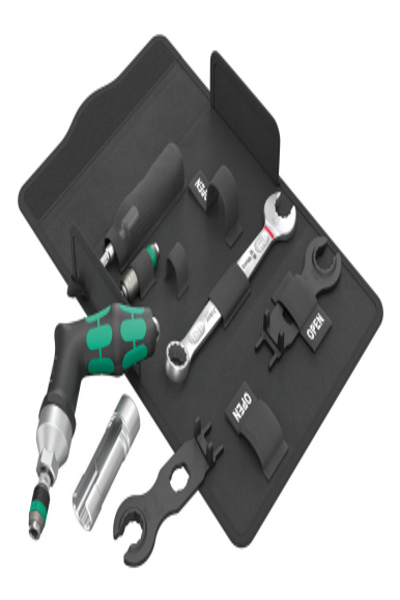 Wera 9524 Jeu d'outils de montage photovoltaïque, 7 pièces, 240 mm, 130 mm, 65 mm, 938 g
