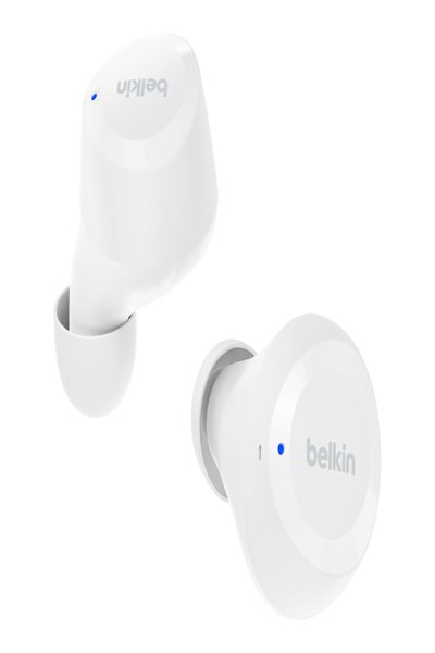 Belkin SoundForm Bolt True Wireless Headphones White - AUC009BTWH