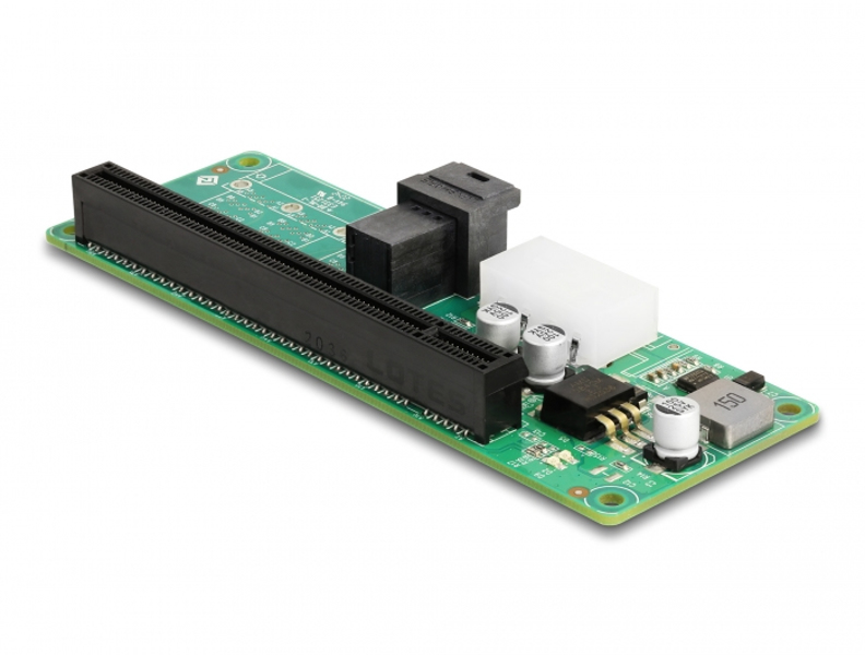 Delock interface adapter - PCIe 4.0 x16 (NVMe) - U.2 - 64173