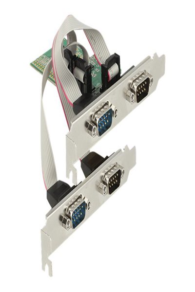 Delock PCI Express-kort > 4 x seriell RS-232 - 89557
