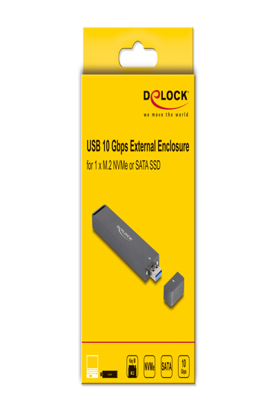 Delock Förvaringsskåp - externt skåp - 42021