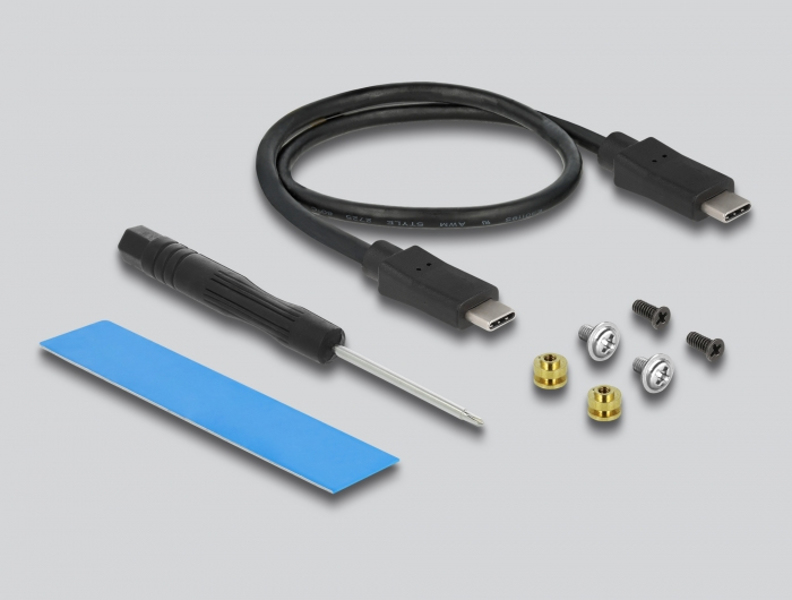 Delock Storage Enclosure - M.2 - M.2 NVMe Card - 42004