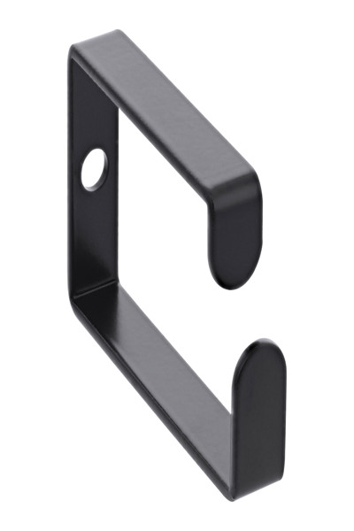 Support de câble InLine - métal - 43x70mm noir