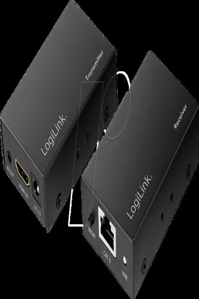 LogiLink HDMI Extender Set 60m 1080p/60Hz POE IR - HD0023