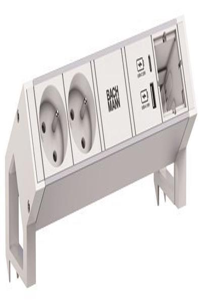 Bachmann DESK 2 ALU VIT - Grenuttag - 937415