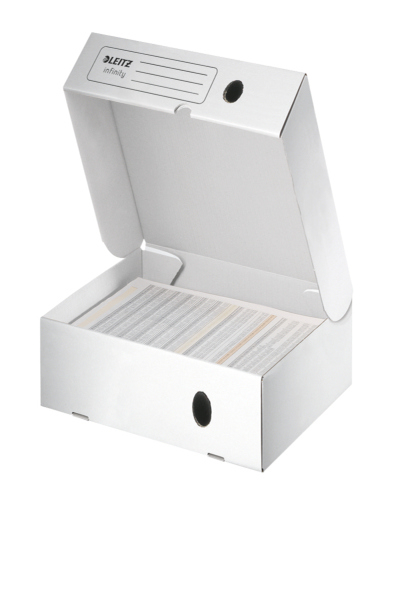 Esselte Leitz 10 Archivboxen Infinity weiÃƒÅ¸ 25.5 x 33.0 8.0 cm