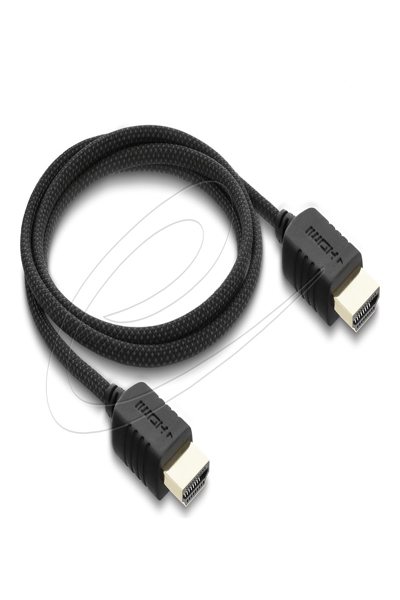Delock Coaxial High Speed HDMI Cable 8K 60 Hz 48 Gbps with Braided Sheath - Cable - Digital/Display/Video - 81681