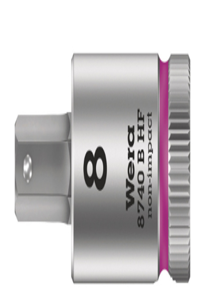 Wera 05003039001, Douille, 3/8", Métrique, 1 tête(s), 8 mm, Acier au chrome-vanadium