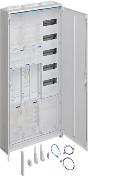 Armoire complète Hager ZB33SET25LK 2ZP BKE-I APZ 1100mm 3 champs.