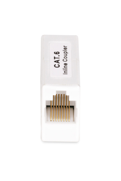 StarTech.com RJ45 Coupler 5-Pack, Inline Cat6 Coupler, Female to Female (F/F) T568 Connector, Unshielded Ethernet Cable Extension - IN-CAT6-COUPLER-U5