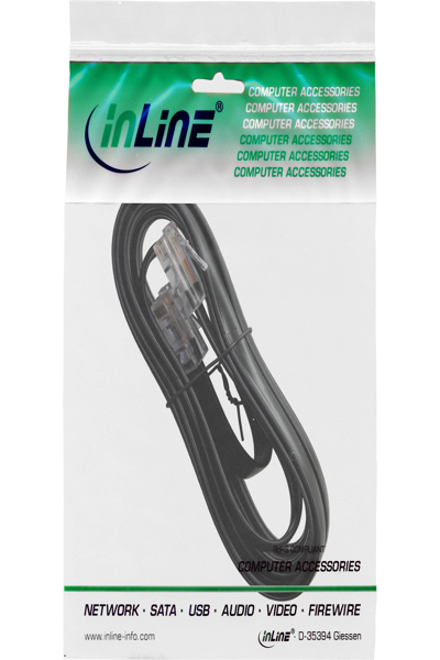 INLINE ISDN CABLE RJ45 MALE/MALE 8P8C 20M