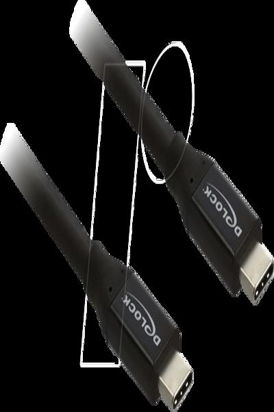 Delock Coaxial USB 20 Gbps Cable PD 3.0 60 W - Cable - Digital - 81708