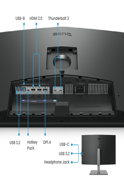 BenQ PD3225U, 80 cm (31,5 tum), 3840 x 2160 pixlar, 4K Ultra HD, LED, 5 ms, Silver - PD3225U