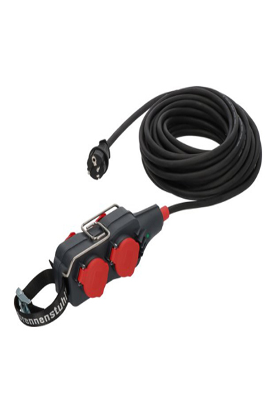 Brennenstuhl 9161150161 Strom VerlÃƒÂ¤ngerungskabel 16 A Schwarz Rot H07RN-F 3G 1.5 - Cable - Current/Power Supply - 9161150161