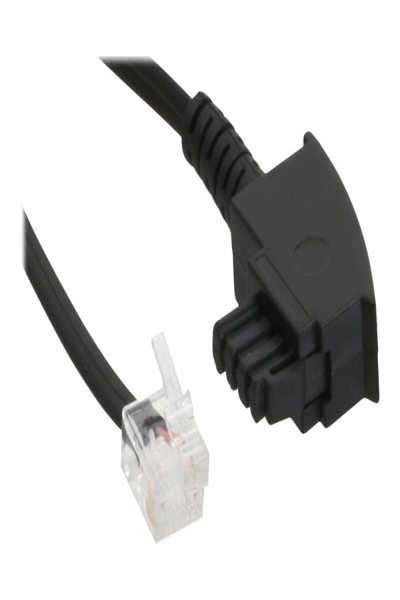 Câble répartiteur ADSL en ligne TAE-F allemand / 6P2C DEC mâle 15 m