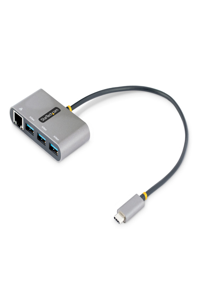 StarTech.com 3-portars USB-C-hubb med Gigabit Ethernet - HB30C3A1GEA2