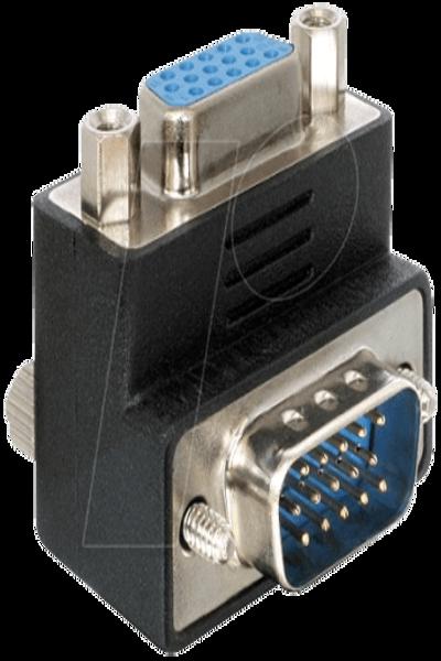 Adaptateur VGA Delock - HD-15 (VGA) (F) vers HD-15 (VGA) (M)