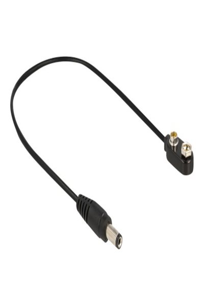 Delock Strömkabel - DC-uttag 5,5 x 2,1 mm (hane) till 9V batterikontakt - 86697