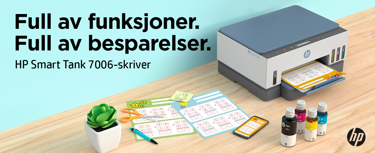 HP Printer Smart Tank 7006 All-in-One - Inkjet - Colored - 28B55A#BHC