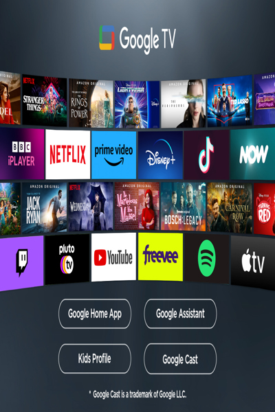 TCL 43P7K 43"| Ultra HD 4K QLED Smart TV| Google+ Wifi| Dolby Vision & HDR10| - 43" - 43P7K