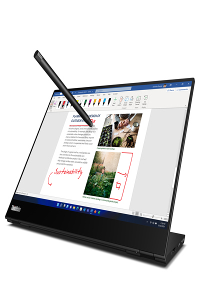 Lenovo ThinkVision M14t Gen 2 Mobile Touch Monitor Display - 63FDUAR6WL