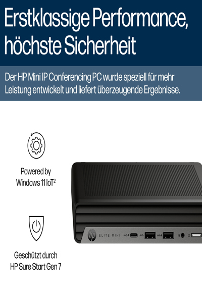 Poly Studio Base Kit G9 Plus for Microsoft Teams HP Mini IP PC - A3LU8AA