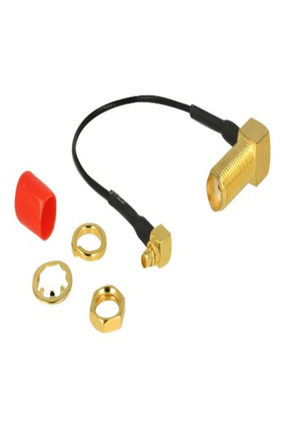 Delock Antennkabel - SMA (hane) vinklad till MMCX (hane) vinklad - 89626