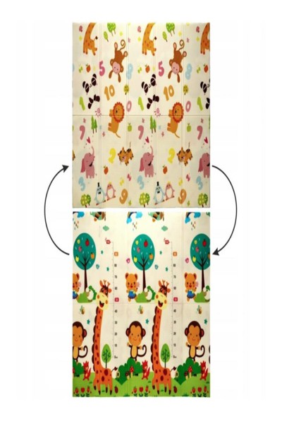 Extralink, tapis éducatif animaux-chiffres 4367, 180 x 200 x 1 cm