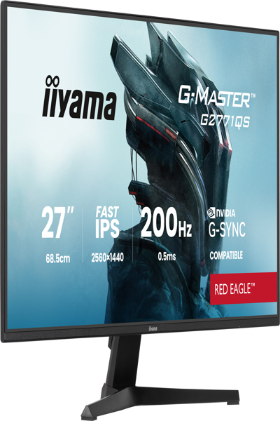 IIYAMA G-MASTER G2771QS-B1 27" FAST-IPS MONITOR - G2771QS-B1