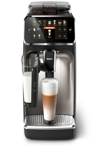 Philips EP5447/90 5400 Series LatteGo Kaffeevollautomat Schwarz - Super automatic espresso machine - 15 Bar - EP5447/90