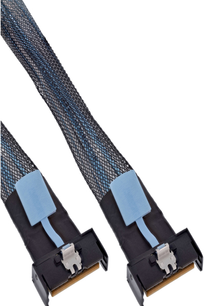 InLine MCIO Kabel x8 Stecker zu Stecker - Câble - Réseau