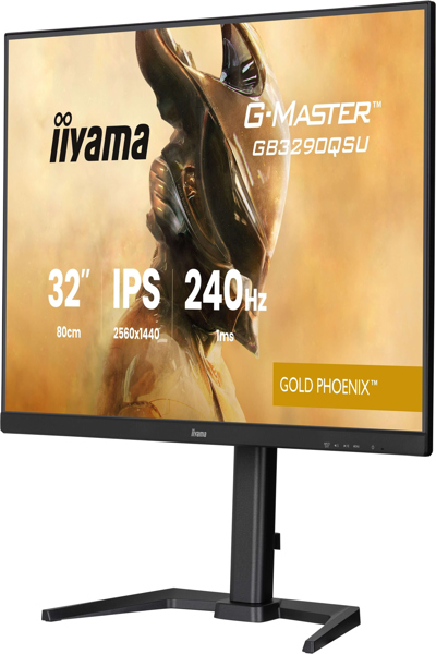 IIYAMA 32" IPS GAMING G-MASTER GOLD PHOENIX MONITOR - GB3290QSU-B1