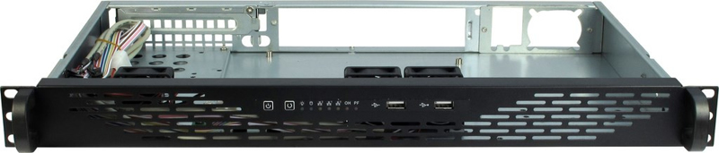 Inter-Tech IPC 1HU-K-125L 19 inch 1U IPC case - 88887085