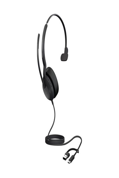 Jabra Evolve2 50 USB C/A MS Mono sans Bluetooth - Casque - 20 kHz