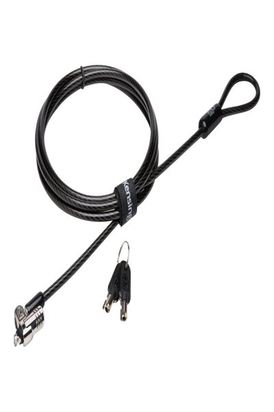 Kensington MicroSaver 2.0 Keyed Laptop Lock (25 Pack) - Master Keyed FT - Key - Steel - Black - Silver - K65042EUM