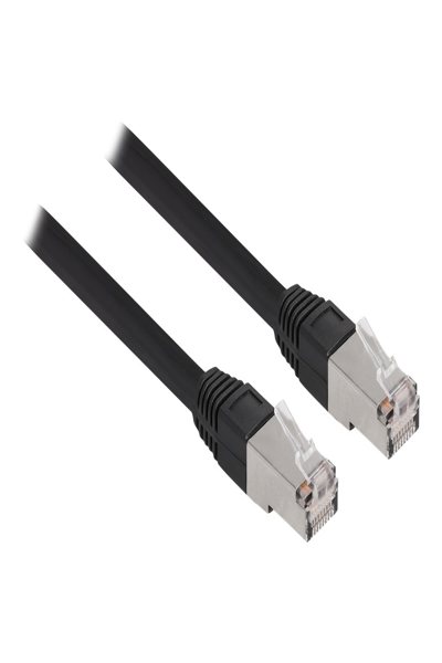 Delock RJ45 Network Cable Cat.6A S/FTP PE Outdoor 10 m black - 10 m - Cat6a - S/FTP (S-STP) - RJ-45 - RJ-45 - Black - 80130