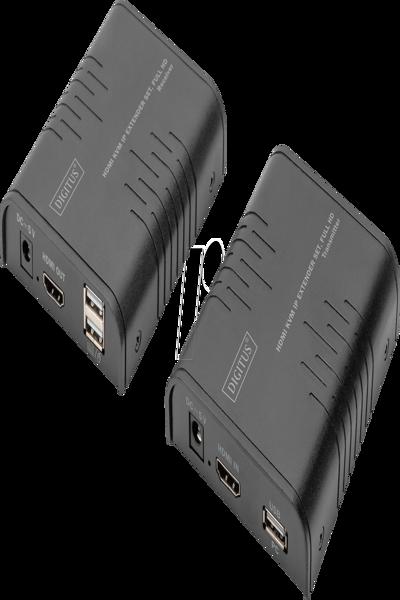 DIGITUS HDMI KVM IP Extender Set, Full HD - DS-55529