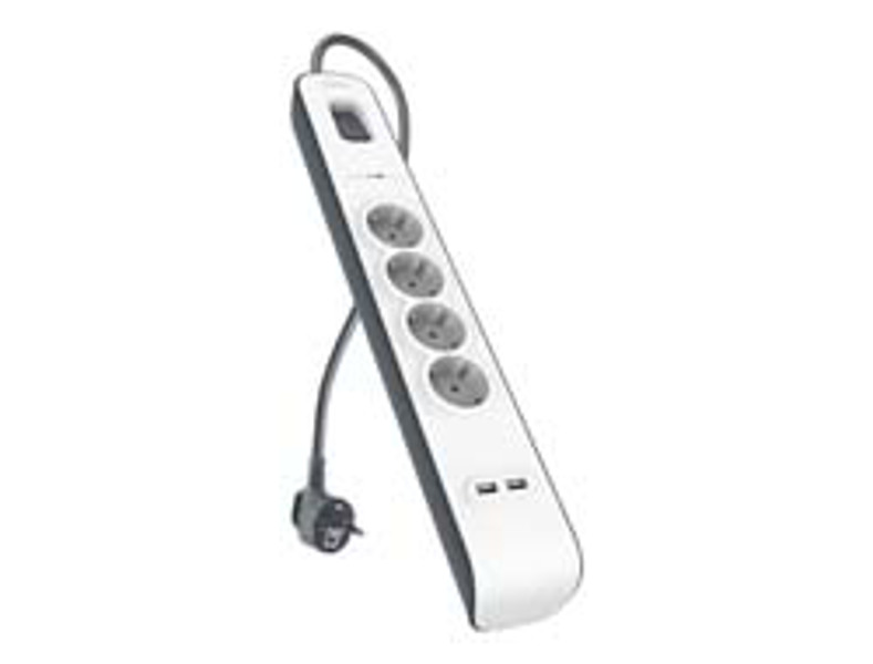 Belkin Surge Protector - Output Connectors: 4 - BSV401VF2M