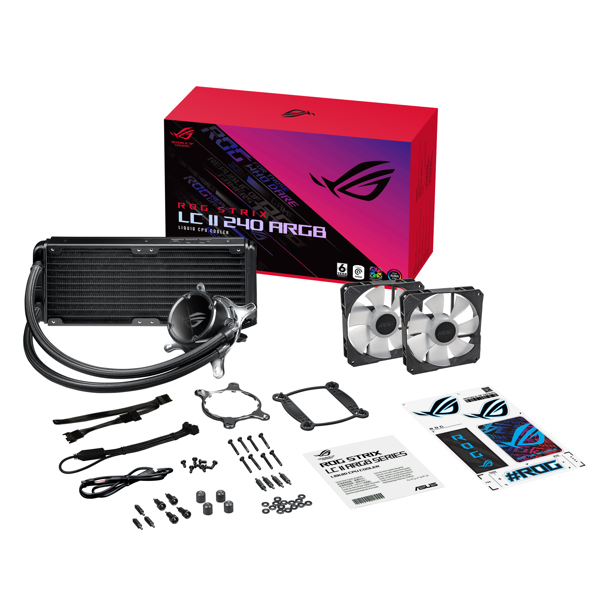 ASUS ROG STRIX LC II 240 ARGB Liquid CPU Cooler - 90RC00E1-M0UAY0