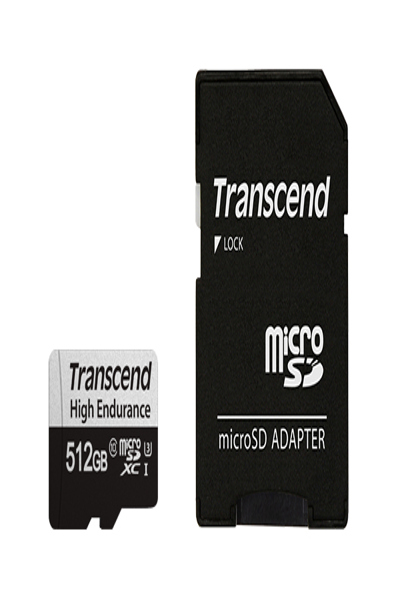 Transcend USD350V microSDXC Flash Memory Card with SD Adapter - TS512GUSD350V