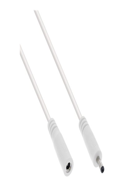 Câble d'extension CC InLine - CC mâle/femelle 3,5 x 1,35 mm - AWG 18 - blanc 5 m