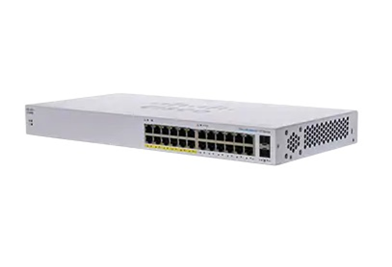 Cisco CBS110-24PP - Unmanaged Switch - L2 - Gig Ethernet - (PoE) - CBS110-24PP-EU