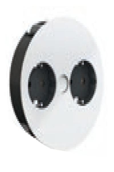 Bachmann TWIST, 2 m, 1 AC outlets, Indoor, Metal, Plastic, White, 42.5 mm