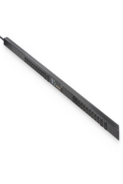 DIGITUS Smart PDU, input monitored, input 1x16 A, outputs 20 x C13, 4 x C19