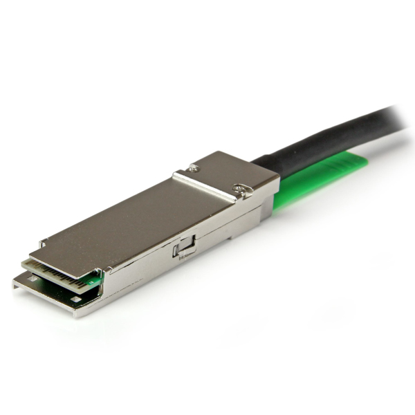 StarTech.com Cisco Compatible SFP+ 10GbE Twinax Direct Attach Cable - Twinaxial-Kabel - QSFP+ - QSFP+ - 2,0m - Schwarz (QSFPMM2M) - QSFPMM2M