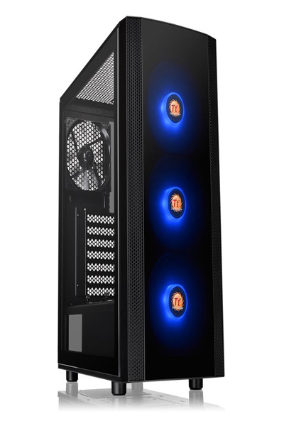 Thermaltake Versa J25 TG RGB Midi Tower PC Case - CA-1L8-00M1WN-01