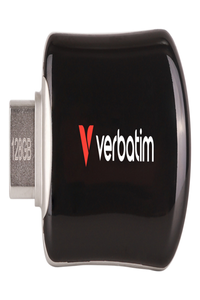 Verbatim Plectra Black USB-C Flash Drive 30225 - USB-Stick - 128 GB - 30225