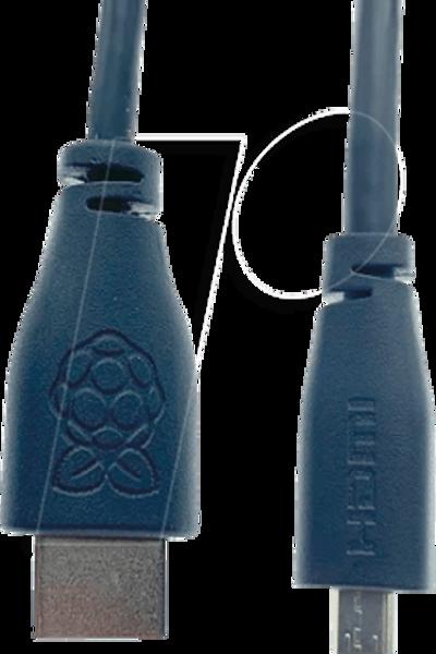 Raspberry Pi Pi4 Micro HDMI Cable - T7733AX